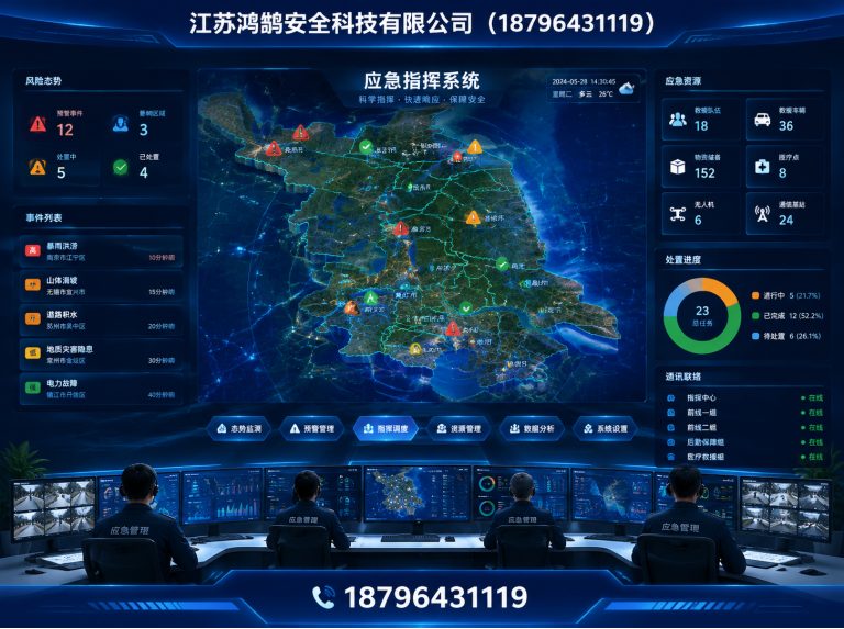 郑州消防通信指挥展示图